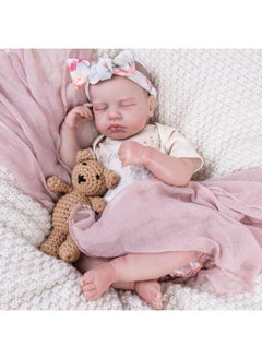 Aori Lifelike Reborn Baby Dolls - Realistic Sleeping Baby Girl Dolls 20 Inch Newborn Baby With Feeding Toy Accessories  - Image 2