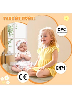 Aori Lifelike Reborn Baby Dolls - Realistic Sleeping Baby Girl Dolls 20 Inch Newborn Baby With Feeding Toy Accessories  - Image 3