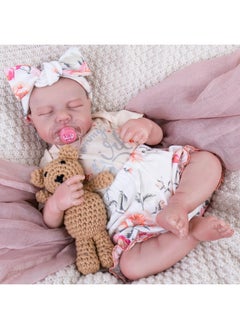 Aori Lifelike Reborn Baby Dolls - Realistic Sleeping Baby Girl Dolls 20 Inch Newborn Baby With Feeding Toy Accessories  - Image 1