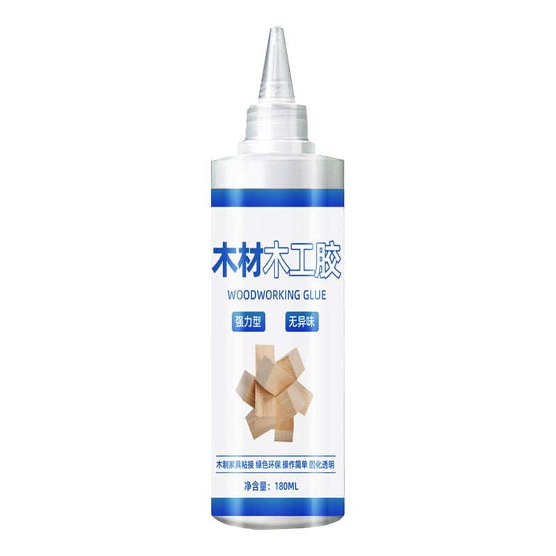 Professional Wood Glue 180ml Transparent Carpenter Adhesive for Furniture Repair DIY Crafts - Image 1