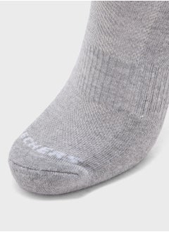 SKECHERS 3 Pack Terry Quarter Crew Socks  - Image 5