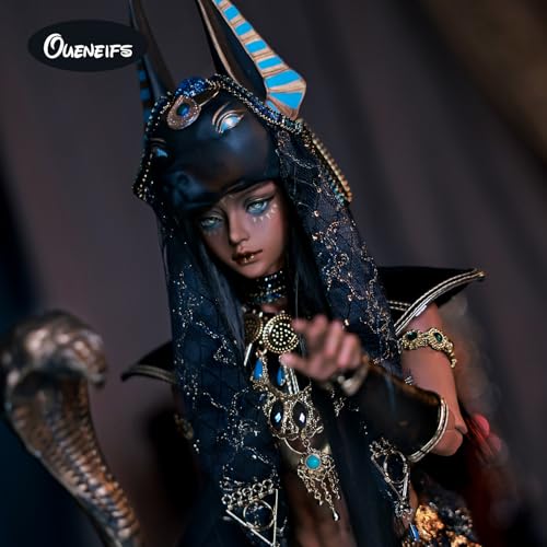 Oueneifs Anubis 14 Bjd Dolls Fantasy Ancient Egypt Mysterious Fighting Style Dog Guard Resin Toy for 15 Year Old 14 Anubis B - Image 5