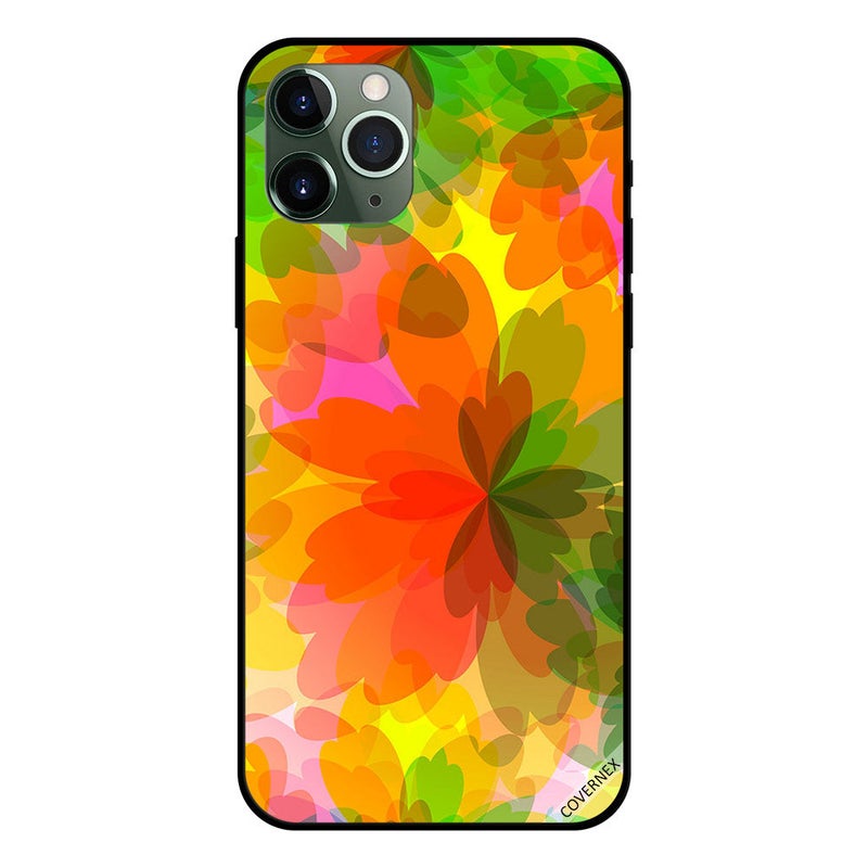 Covernex Apple iPhone 11 Pro Protective Case Cover Printed Featuring Floral Watermark Pattern - Image 1