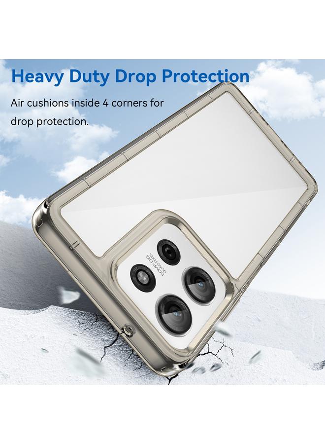 اس-توب جراب لهاتف Motorola Moto G75 5G، جراب هاتف هجين من مادة TPU من الأكريليك، سلسلة ملونة - Image 3