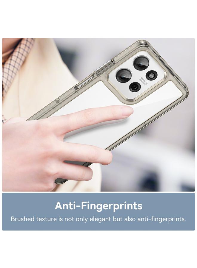 اس-توب جراب لهاتف Motorola Moto G75 5G، جراب هاتف هجين من مادة TPU من الأكريليك، سلسلة ملونة - Image 5