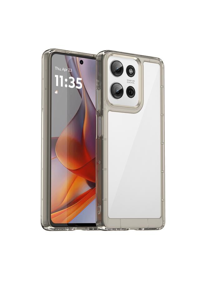 اس-توب جراب لهاتف Motorola Moto G75 5G، جراب هاتف هجين من مادة TPU من الأكريليك، سلسلة ملونة - Image 1
