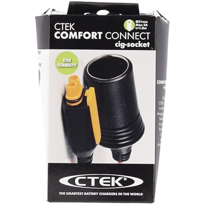 سي تيك CTE-56573 محول مقبس السجائر كومفورت كونكت - أسود - Image 5
