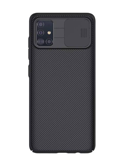 Samsung Galaxy A51 Case, CamShield Slim case Protective Cover with Camera Protector Hard PC TPU Ultra Thin Anti-Scratch Phone Case (Black)