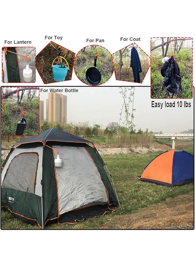 KASTWAVE Camping Hook Hanger 2 Set Of Multi Purpose Camping Light/Lamp Hook Outdoor Equipment Strong Hanger For Camping Travel; Adventure Tool; Sports Accessory; Organizing Gadget - Image 5