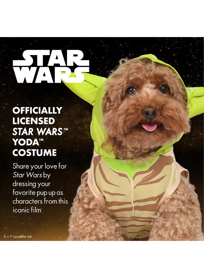 STAR WARS Yoda Halloween 2022 Pet Costume - Medium - Officially Licensed Star Wars Dog Costume, Multicolor (FF14734-22) - Image 2