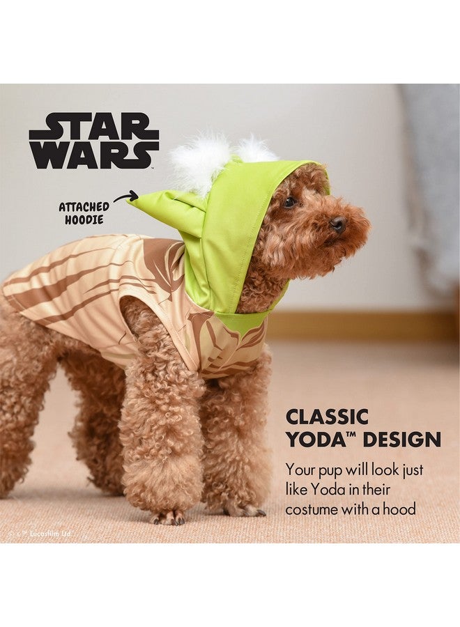 STAR WARS Yoda Halloween 2022 Pet Costume - Medium - Officially Licensed Star Wars Dog Costume, Multicolor (FF14734-22) - Image 3
