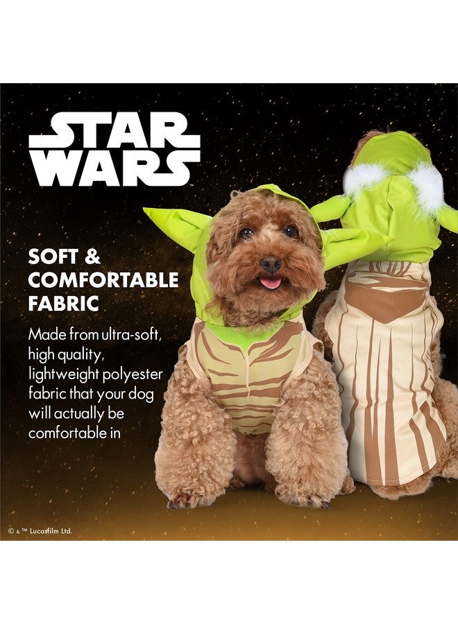 STAR WARS Yoda Halloween 2022 Pet Costume - Medium - Officially Licensed Star Wars Dog Costume, Multicolor (FF14734-22) - Image 4
