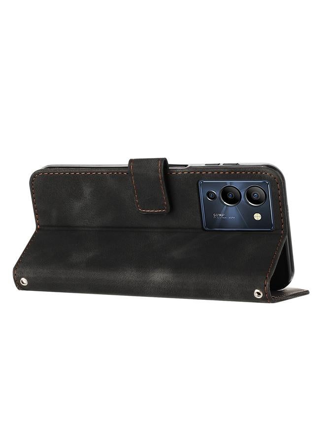 Zaboon Case For Infinix Note 12 G96 Dream Triangle Leather Phone Case with Lanyard - Image 4