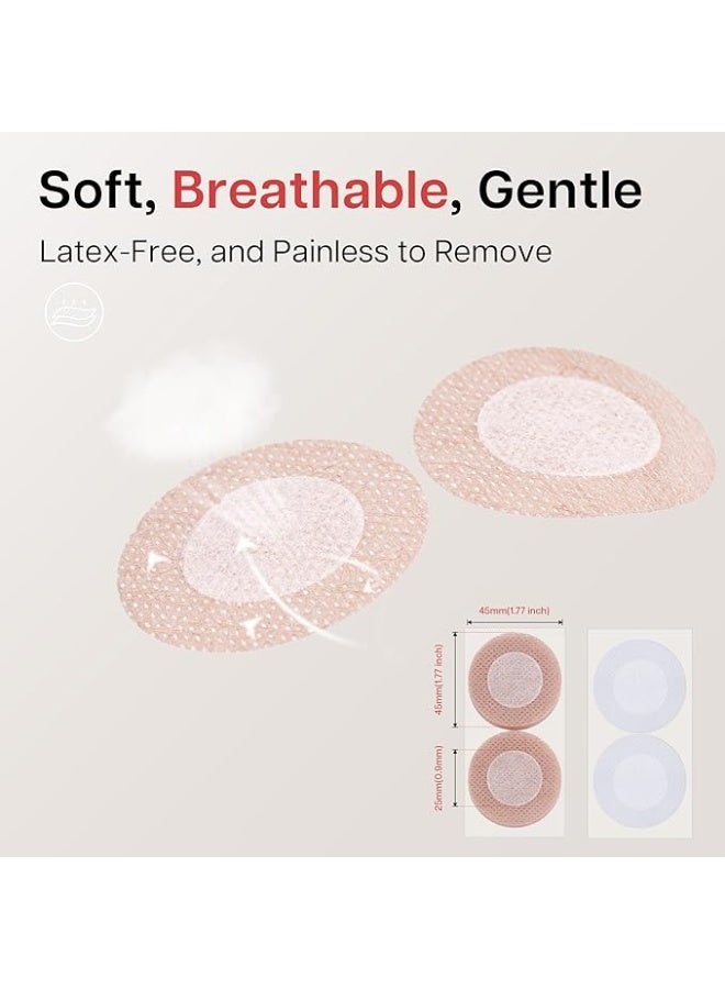 Bukela Nipple Covers Men 100pcs (50 Pairs) – Sweat-Resistant Nipple Covers for Men, Anti-Chafing, Invisible & Comfortable for Running & Daily Wear Mix - Image 3