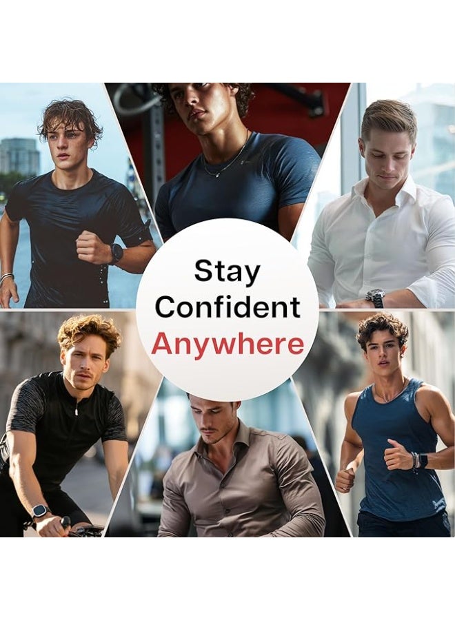 Bukela Nipple Covers Men 100pcs (50 Pairs) – Sweat-Resistant Nipple Covers for Men, Anti-Chafing, Invisible & Comfortable for Running & Daily Wear Mix - Image 4