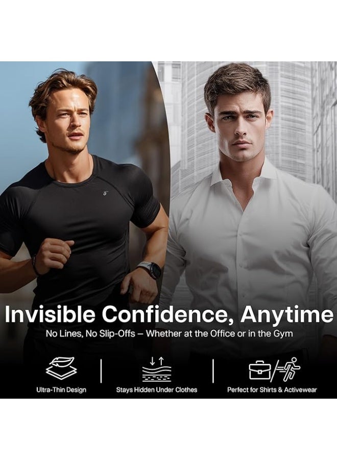 Bukela Nipple Covers Men 100pcs (50 Pairs) – Sweat-Resistant Nipple Covers for Men, Anti-Chafing, Invisible & Comfortable for Running & Daily Wear Mix - Image 2