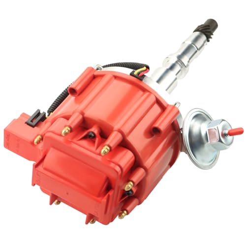MAS Performance HEI Distributor & Wiring Set Including 65K Coil Compatible with Jeep AMC SBC/BBC V8 290 304 343 360 390 401 (Red HEI Kit) 5.0L 5.6L 6.4L - Image 3