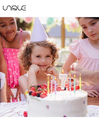 12 Pcs Candy Coloured Spiral Candles Set,Colorful Happy Birthday Candles, Macarone Happy Birthday Candles, for Wedding Birthday & Lucky Party Cake Decorations、Party Supplies - view 5