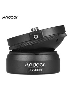 ANDOER Tripod Leveling Base Leveler Adjusting Plate Aluminum Alloy 3/8 Inch Screw Interface with Bubble Level  Bag for Canon Nikon Sony DSLR Camera  - Image 5