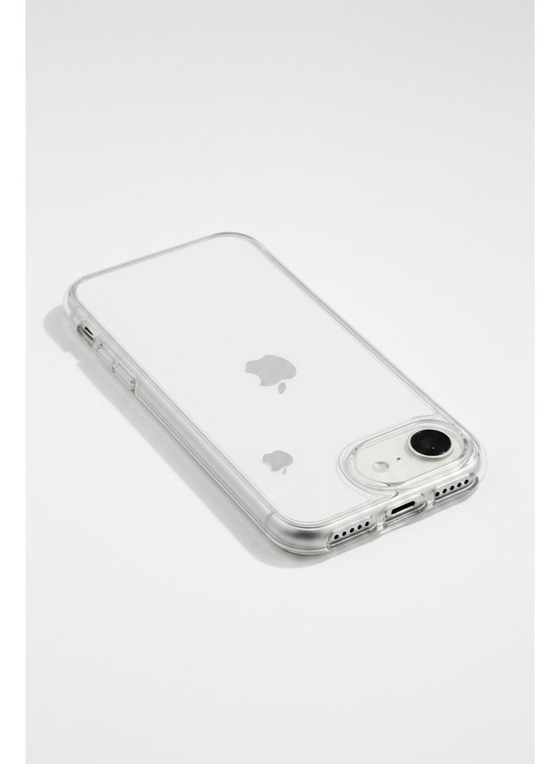 جيرفور جراب موبايل آيفون 16 إي (iPhone 16e) مضاد للصدمات, غطاء حماية مضاد للخدش يدعم الشحن اللاسلكي ماج سيف, مصنوع من البولي يورثين الحراري عالي الجودة - شفاف - Image 2