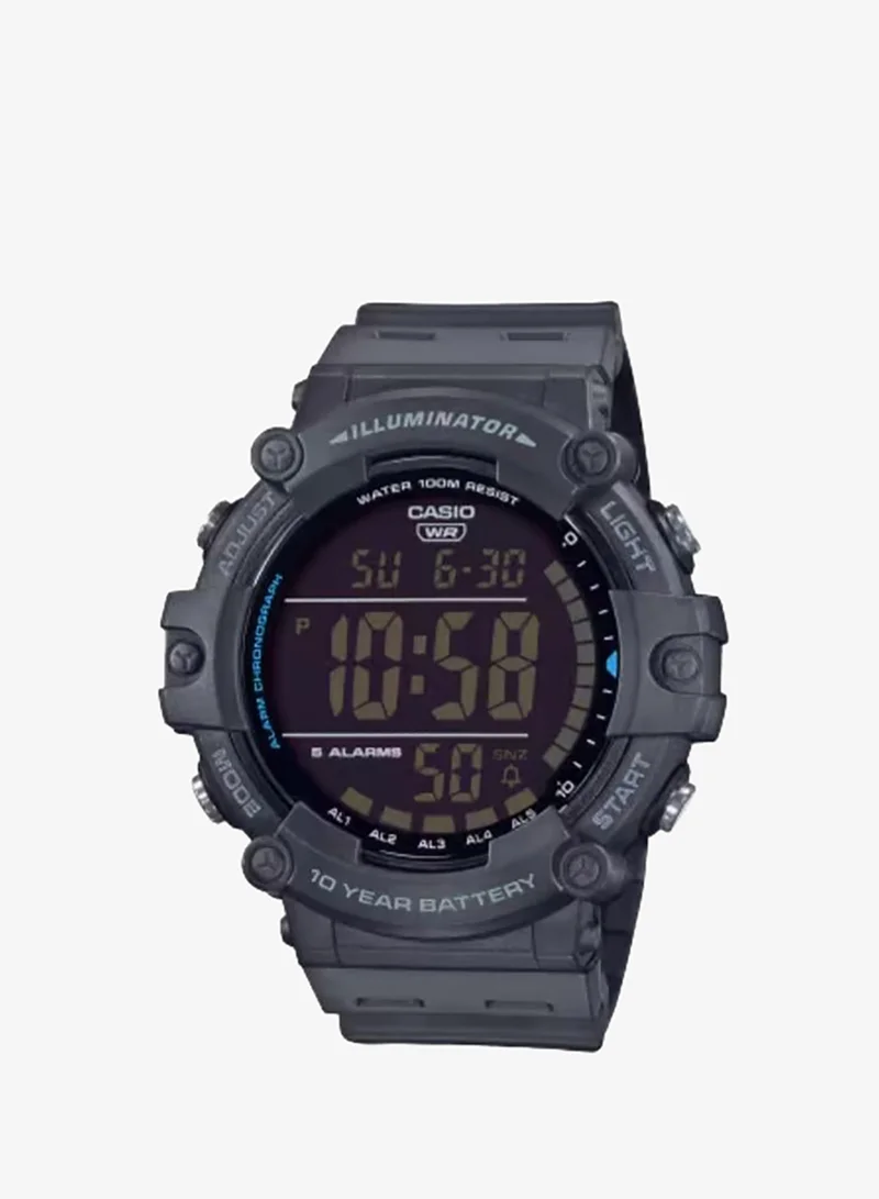 CASIO Men's Resin Digital Watch AE-1500WH-8BVDF - 51.2 mm