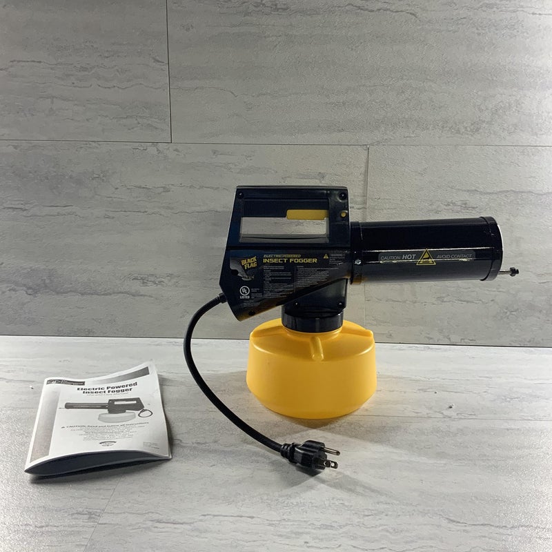 Black Flag 190107 Electric Insect Fogger for Killing and Repelling Mosquitoes, Flies, and Flying Insects Outdoors, Yellow & Black - Image 2