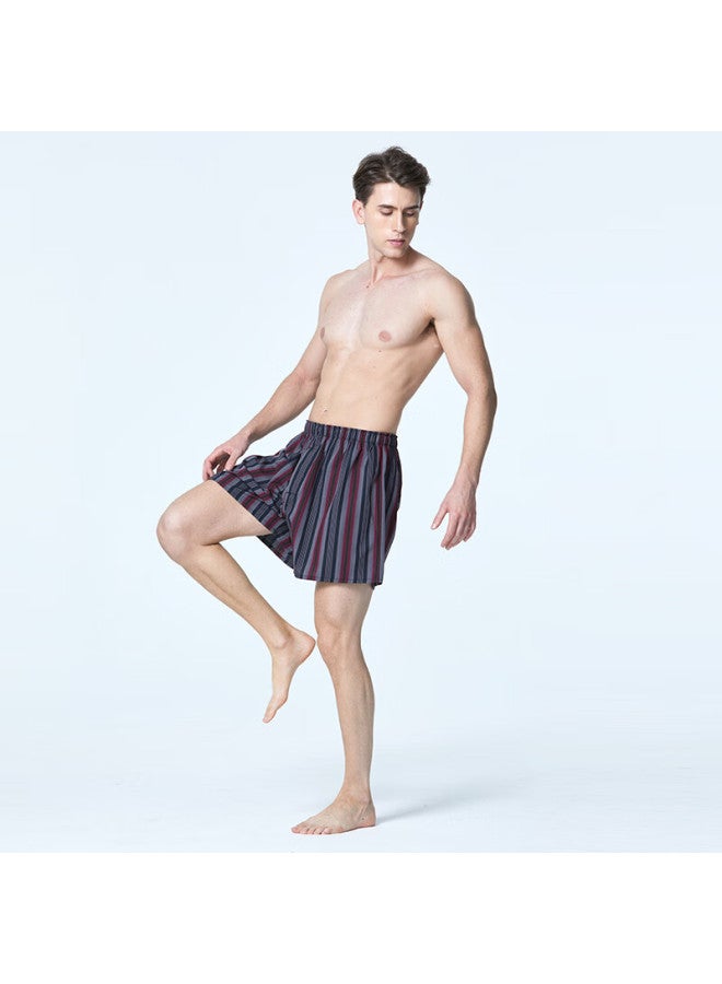 Bxman Extra Large Size Aladdin Pants Men's Underwear, Boxer Briefs, Pure Cotton Woven Loose Shorts, Ch921 Xxxxl - Image 1
