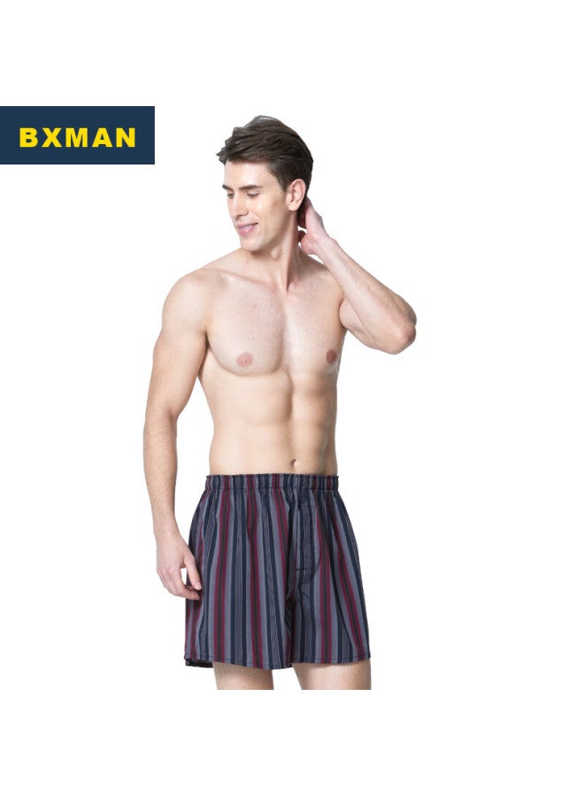 Bxman Extra Large Size Aladdin Pants Men's Underwear, Boxer Briefs, Pure Cotton Woven Loose Shorts, Ch921 Xxxxl - Image 4