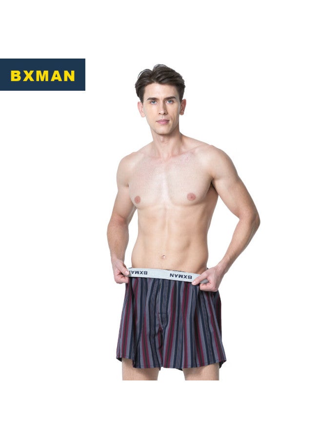Bxman Extra Large Size Aladdin Pants Men's Underwear, Boxer Briefs, Pure Cotton Woven Loose Shorts, Ch921 Xxxxl - Image 3