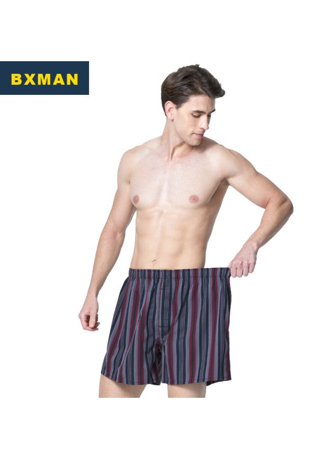 Bxman Extra Large Size Aladdin Pants Men's Underwear, Boxer Briefs, Pure Cotton Woven Loose Shorts, Ch921 Xxxxl - Image 2