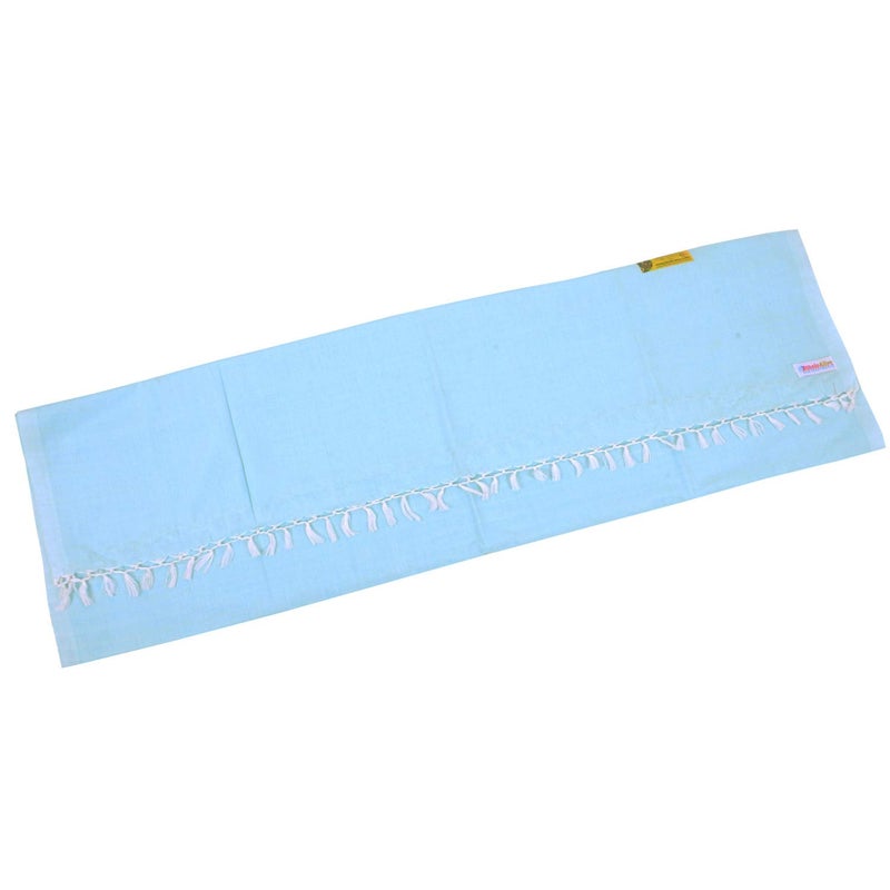 EthnicAlive Bhagalpuri Chadar for Summer| Soft Dull Cotton Chadar for Sleeping | Odhne Wali Chadar-Blue Pack of 3 - Image 5