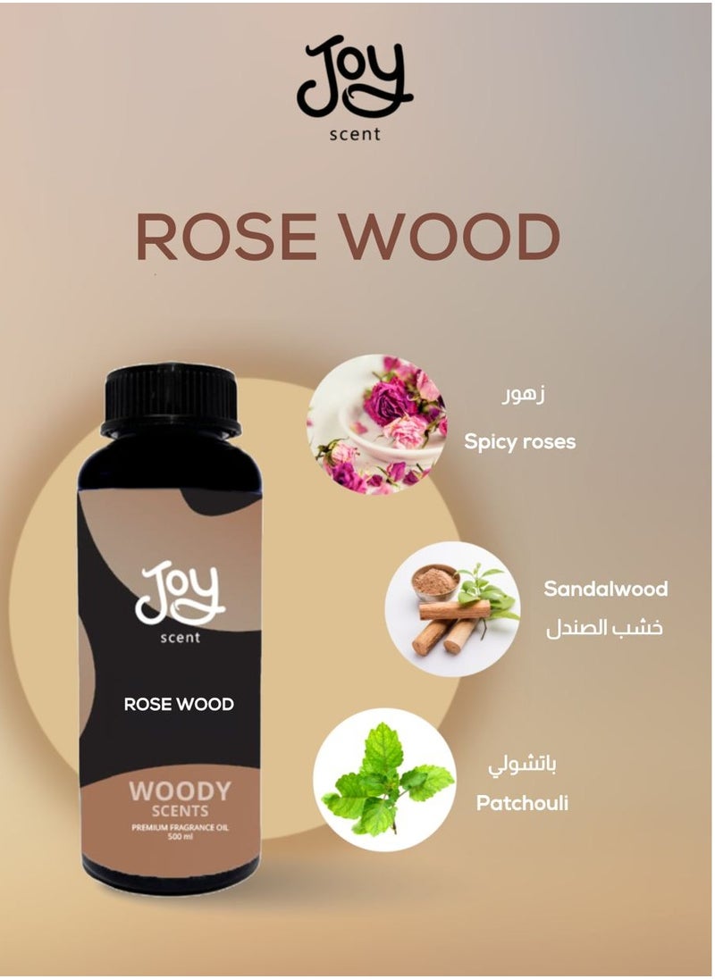 Joy Scent ROSE WOOD fragrance oil bottle 100 ml  - Image 4