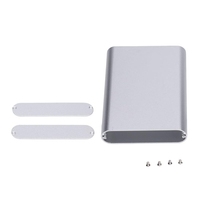 Aluminum Alloy Project Box, Matte Silver Sandblasting Oxidation Enclosure, Aluminum Alloy Electronic Box for Circuit Board PCB Wiring, Lightweight Heat Dissipation with - Image 1