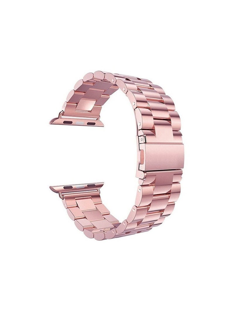 Generic - Metal Bands Compatible with Apple Watch Band 42mm 44mm 45mm, Stainless Steel Magnetic Absorption Strap, Wristband for iWatch Band for Apple Watch Series 7/6/5/4/3/2/1/SE, - Image 1