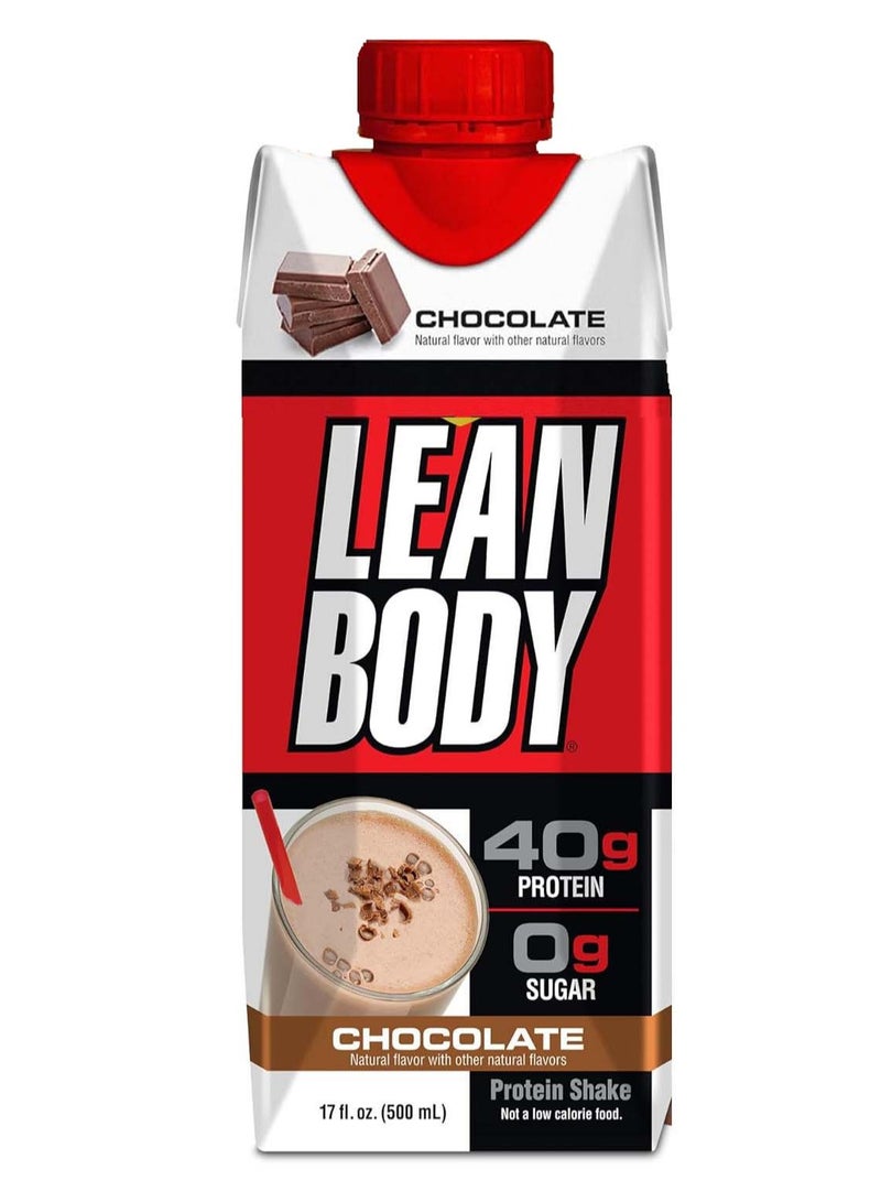 LABRADA Lean Body Protein Shake Ready to Drink Chocolate (500 ml) - Image 1