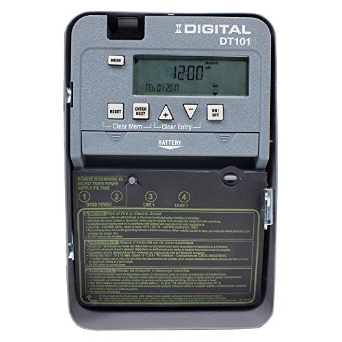 Intermatic 20-Amp 24-Hour SPST 1-Circuit Digital Time Switch DT101 - Image 1