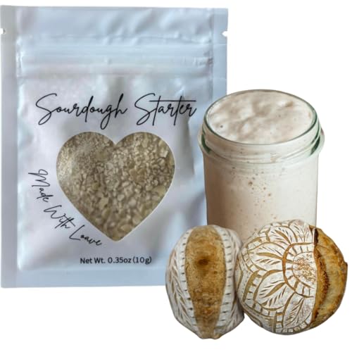 MADE WITH LOAVE Dehydrated Sourdough Starter by Made With Loave  INCLUDES Recipe  Beginner Friendly  As Seen On TikTok  10g - Image 1