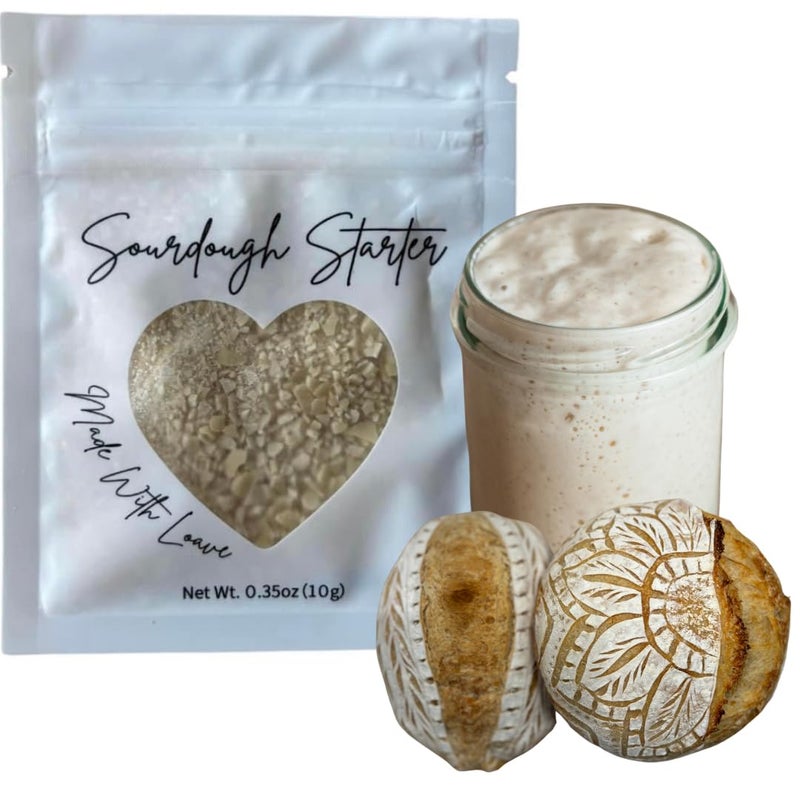 MADE WITH LOAVE Dehydrated Sourdough Starter by Made With Loave  INCLUDES Recipe  Beginner Friendly  As Seen On TikTok  10g - Image 3