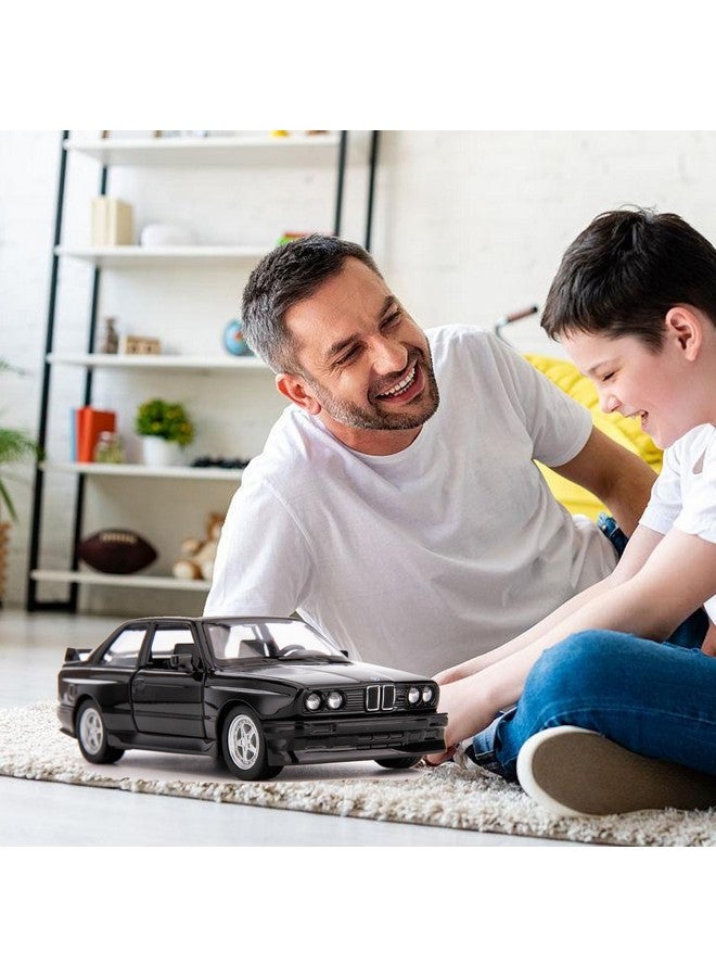 آر إم زد سيتي سيارة لعبة RMZ City 1:36 BMW M3 1987، سيارة مصبوبة قابلة للسحب للخلف، أبواب مفتوحة، مجموعة ألعاب للأطفال من سن 3 سنوات فما فوق، هدية باللون الأسود - Image 5