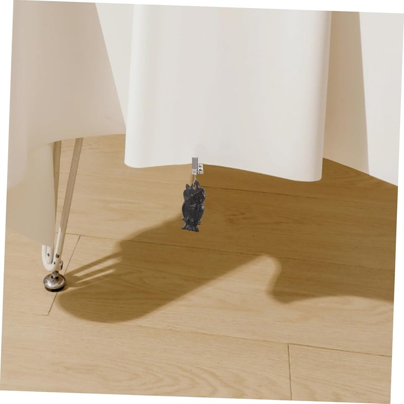 VOSAREA 4pcs Owl Tablecloth Weights Clips for Outdoor Tables Iron Vintage European Style Clips Preventing Tablecloths from Shifting, Easy to Attach for Patio and Garden - Image 5