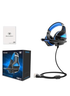 Beexcellent GM-5 Stereo Gaming Headset with Microphone for Mac Nintendo Switch PS4, PC, Xbox One Controller, Noise Cancelling Over Ear Professional Gaming Headphones with Mic, Volume Control ,LED Light, Bass Surround -Black - pzsku/Z0760498000C60AE6AD8EZ/45/_/1723900343/5bb150df-4b4a-4f39-bfba-d13bab1f8344