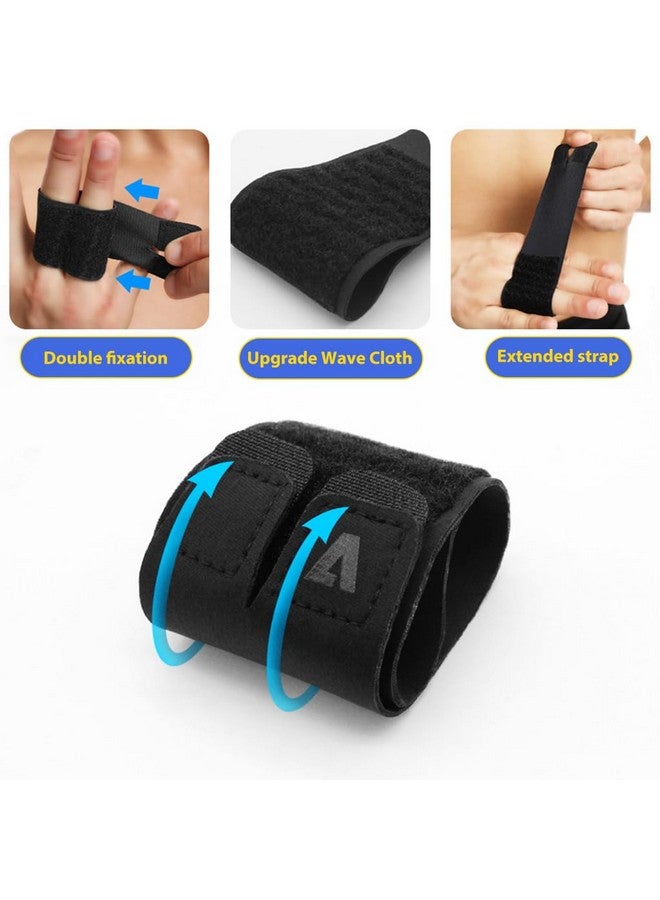 Proberos® Compression Band for Finger Dual Finger Finger Compression Sleeve Support Band Finger Guards Compression Band Brace Wraps for Basketball Player Volleyball Player, Athletes, Size M - Image 5