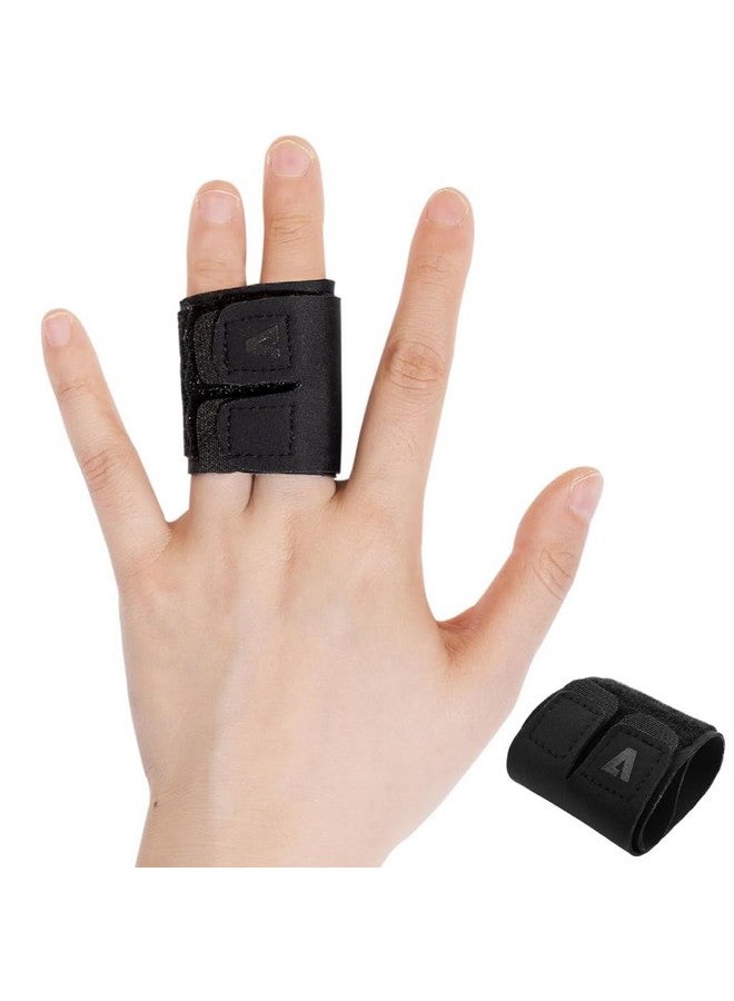 Proberos® Compression Band for Finger Dual Finger Finger Compression Sleeve Support Band Finger Guards Compression Band Brace Wraps for Basketball Player Volleyball Player, Athletes, Size M - Image 1