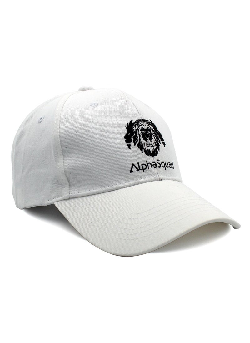 AlphaSquad AlphaSquad Baseball Cap Unisex Adjustable Size for Sports, Running, Gym Workouts and Outdoor Activities (White)  - Image 2