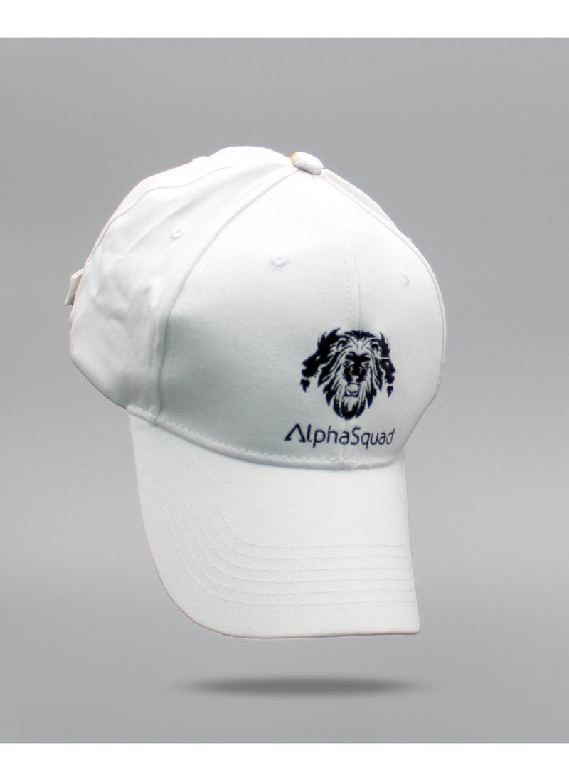AlphaSquad AlphaSquad Baseball Cap Unisex Adjustable Size for Sports, Running, Gym Workouts and Outdoor Activities (White)  - Image 3