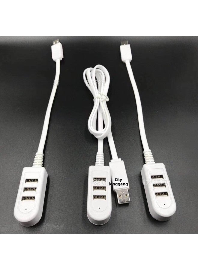 Multi-function Usb Expansion Computer Splitter Converter Fast Charging One-to-three Car Usb Drive Mobile Phone Hub-Number Of Interfaces:Double U One Drag Three  - Image 5