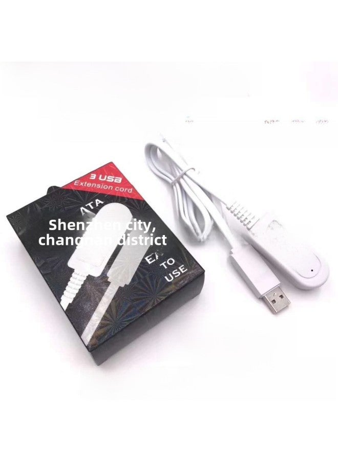 Multi-function Usb Expansion Computer Splitter Converter Fast Charging One-to-three Car Usb Drive Mobile Phone Hub-Number Of Interfaces:Double U One Drag Three  - Image 2