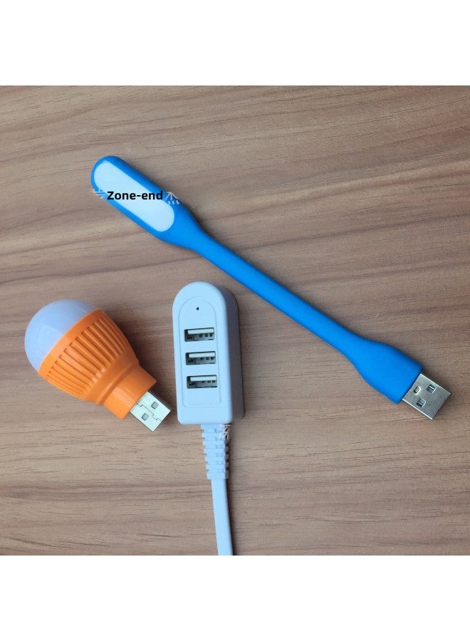 Multi-function Usb Expansion Computer Splitter Converter Fast Charging One-to-three Car Usb Drive Mobile Phone Hub-Number Of Interfaces:Double U One Drag Three  - Image 3