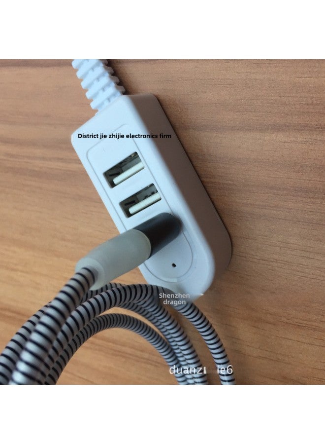 Multi-function Usb Expansion Computer Splitter Converter Fast Charging One-to-three Car Usb Drive Mobile Phone Hub-Number Of Interfaces:Double U One Drag Three  - Image 4