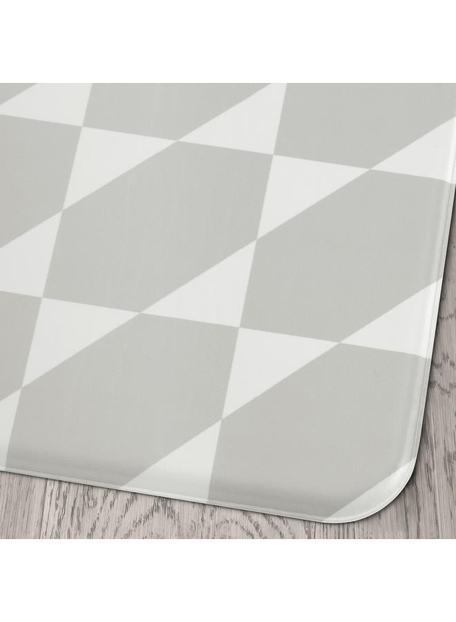 erorex Kitchen mat, grey/white, 45x120 cm - Image 4